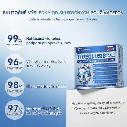 🦷𝐆𝐥𝐢𝐦𝐦𝐞𝐫𝐥𝐲® Tideglusib zuby a dasna Opravná náplasť s mikroihlami  | Pokročilé zubné pásiky s aktiváciou kmeňových buniek (obnova skloviny a dentínu • posilnenie ďasien • odstránenie zubného kameňa a zápachu • zastavenie citlivosti zubov)