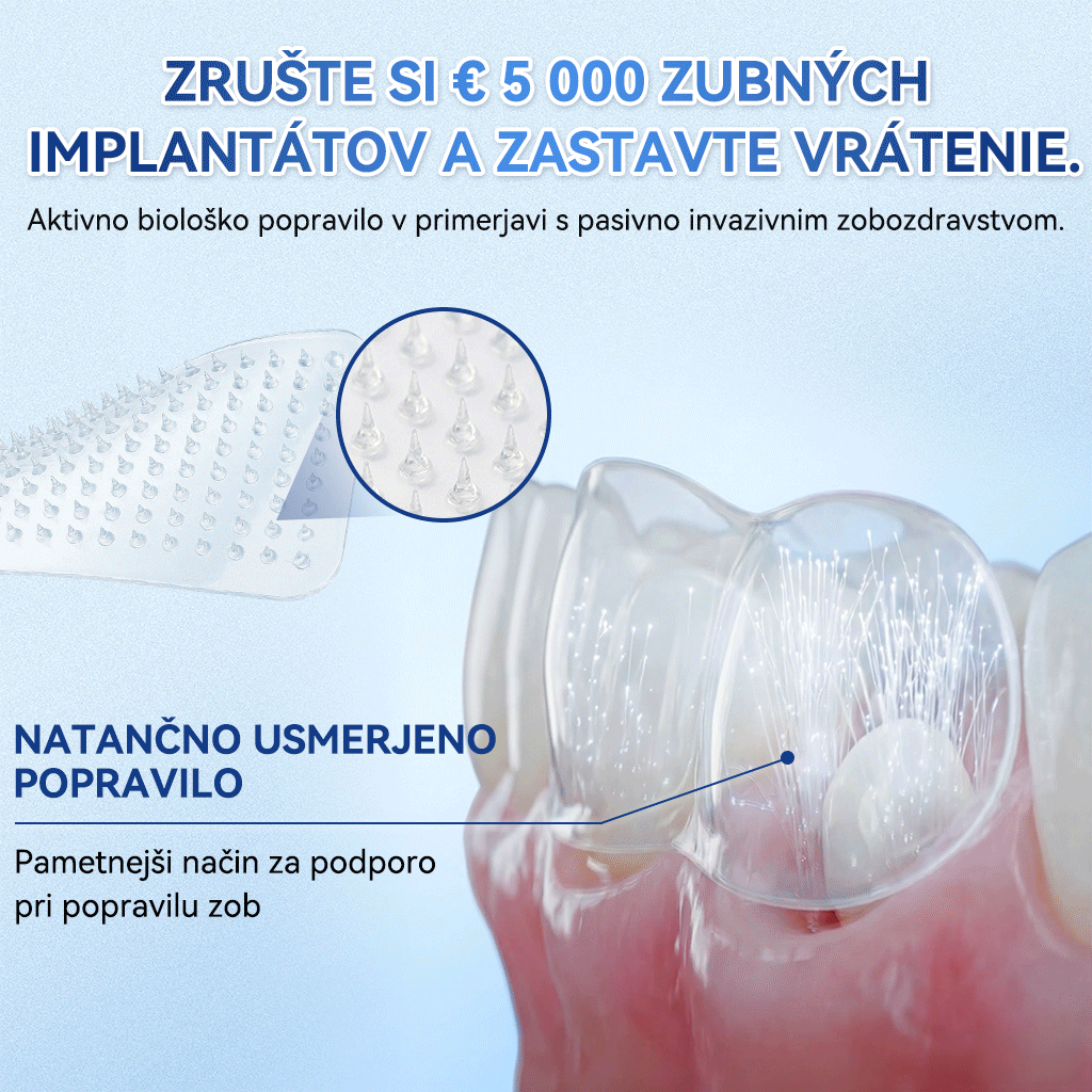 🦷𝐆𝐥𝐢𝐦𝐦𝐞𝐫𝐥𝐲® Tideglusib zuby a dasna Opravná náplasť s mikroihlami  | Pokročilé zubné pásiky s aktiváciou kmeňových buniek (obnova skloviny a dentínu • posilnenie ďasien • odstránenie zubného kameňa a zápachu • zastavenie citlivosti zubov)