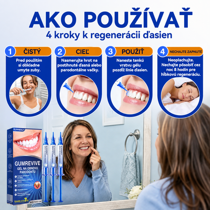 🥇𝑮𝒍𝒊𝒎𝒎𝒆𝒓𝒍𝒚® 🦷 𝑮𝒖𝒎𝑹𝒆𝒗𝒊𝒗𝒆 – gél na obnovu parodontu