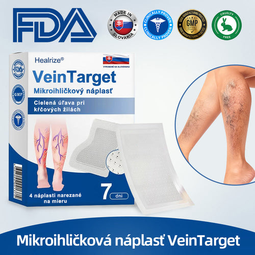 👩‍⚕️✅ Healrize® VeinTarget mikrojihlová náplasť ⚡ Okamžitá úľava, dlhodobé výsledky